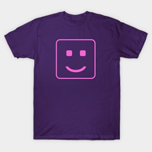Cute minimal happy face emoji T-Shirt